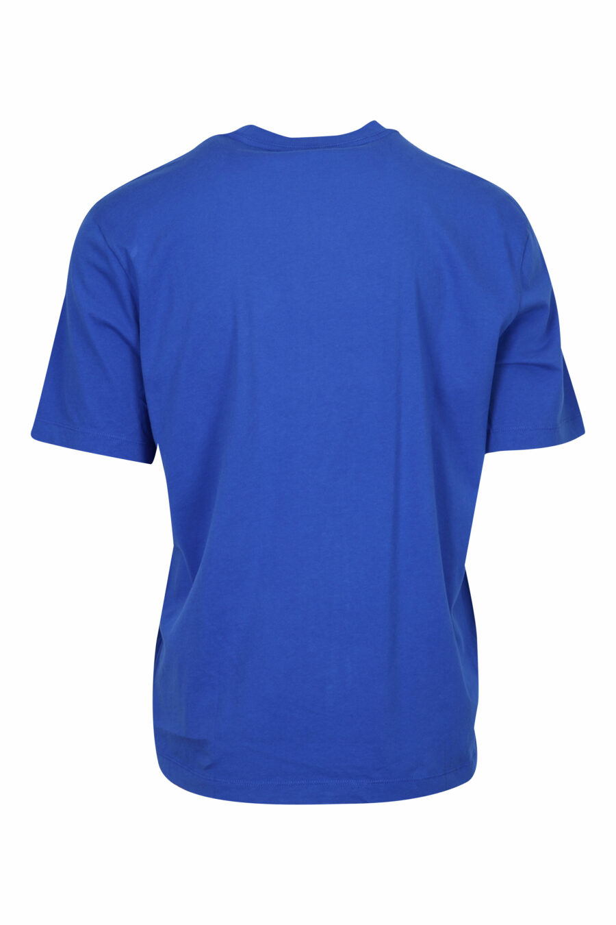T-shirt bleu avec maxilogo bouclier usé - 8058610830472 1