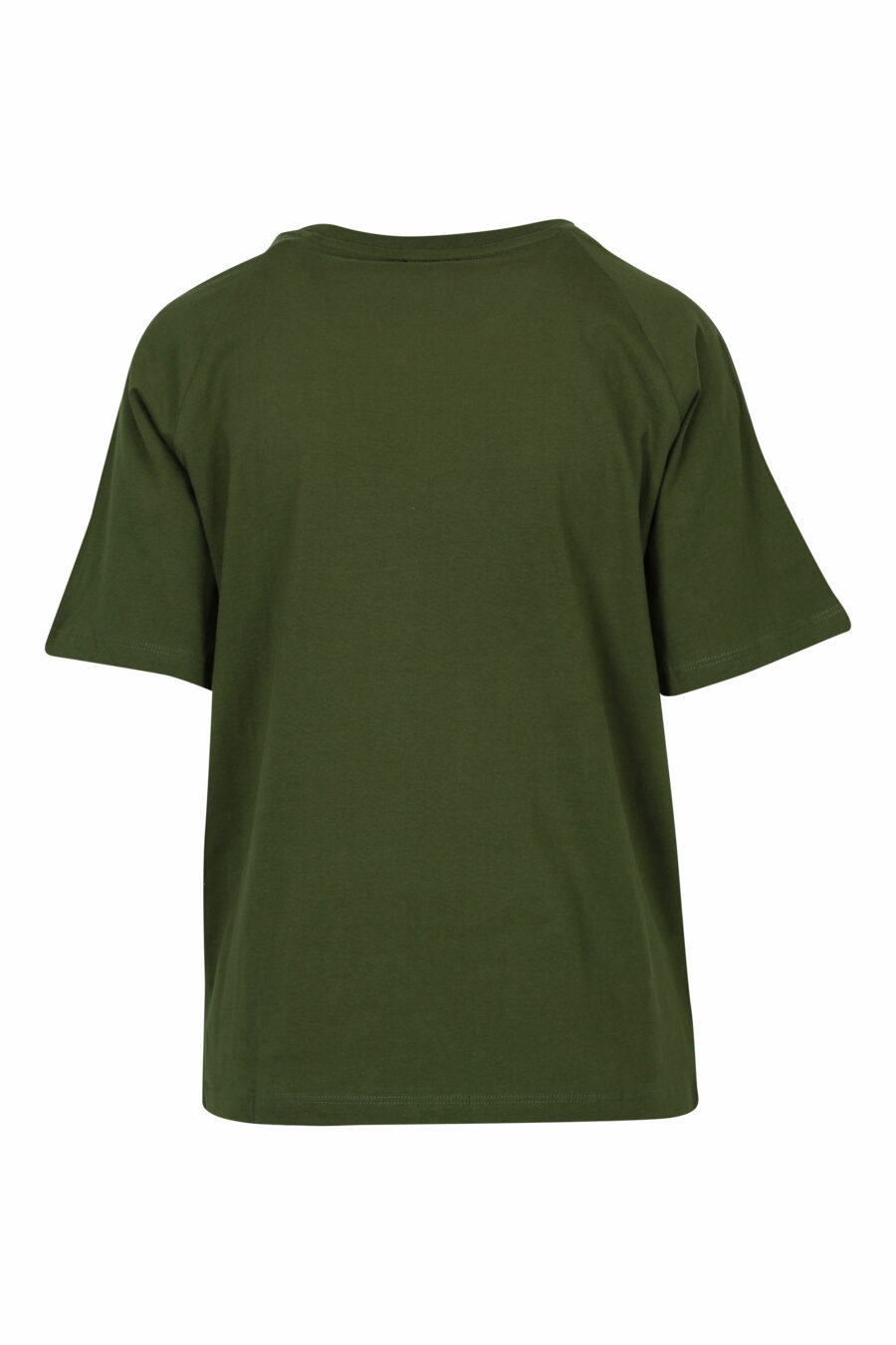 T-shirt verde militar com emblema dourado maxilogo - 8058610852832 1