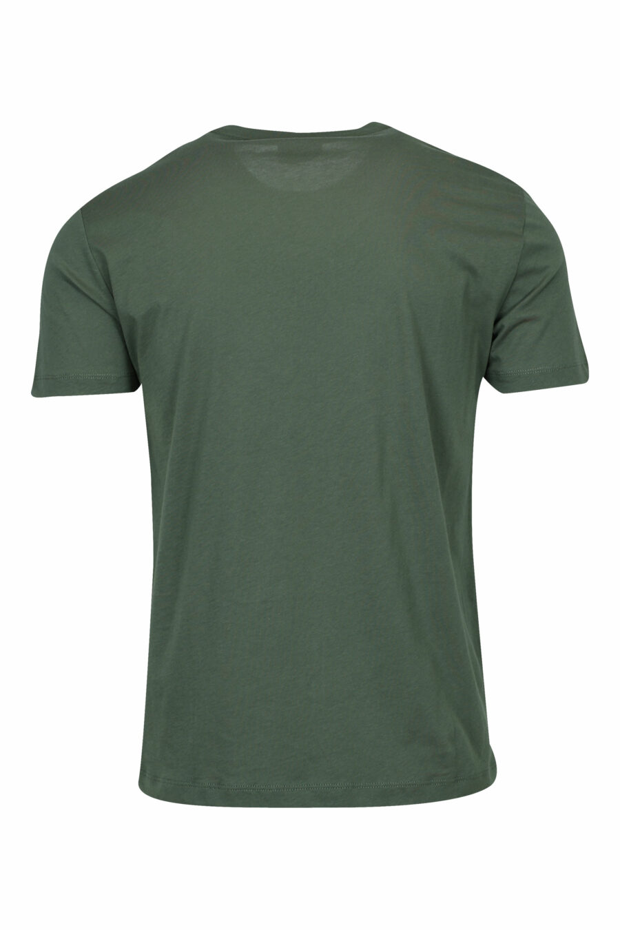 Grünes T-Shirt mit schwarzem "lux identity"-Minilogo auf goldener Platte - 8058947475506 1