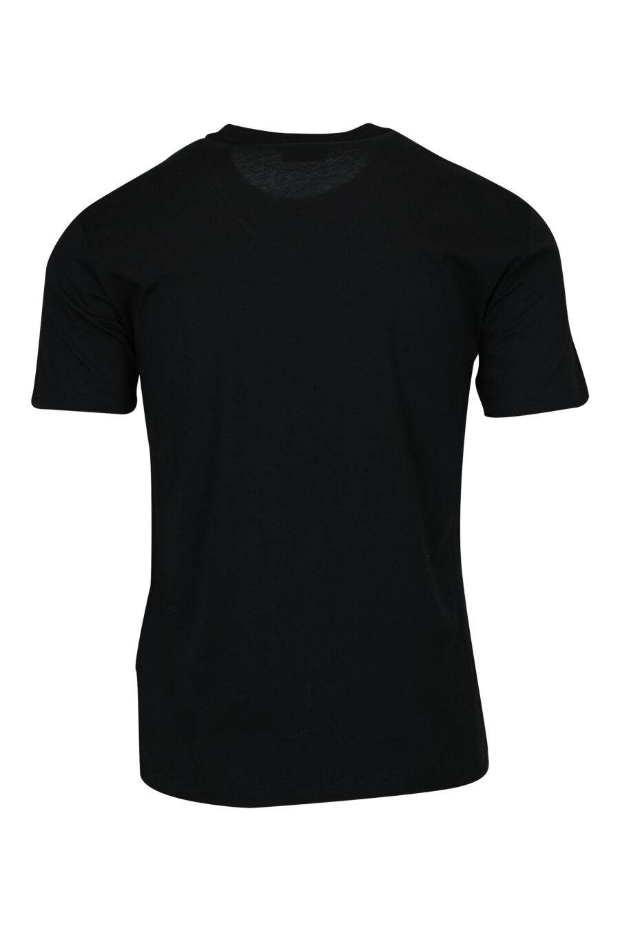 Black T-shirt with "lux identity" maxilogo in gradient - 8058947508099 1