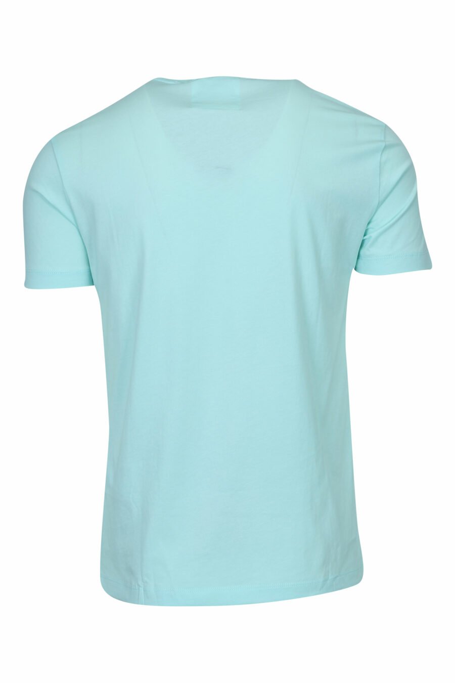 Sky blue T-shirt with "emporio" maxilogo - 8058997257701 1