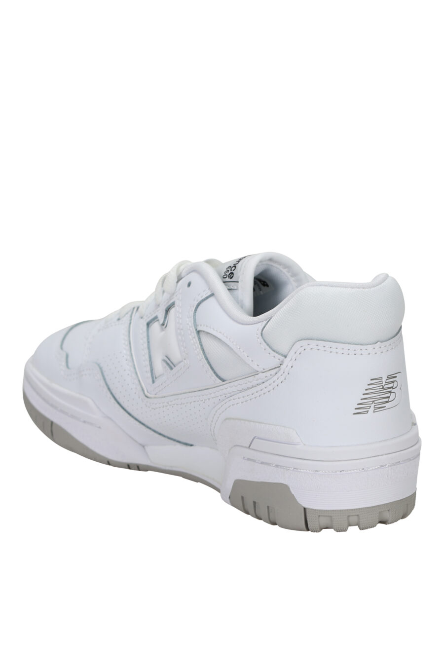 Zapatillas blancas mix con gris "550" y logo "N" blanco - 194768756931 3