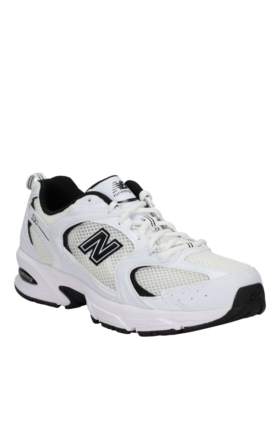 Zapatillas blancas con negro "530" con logo "N" negro - 196071167954 1