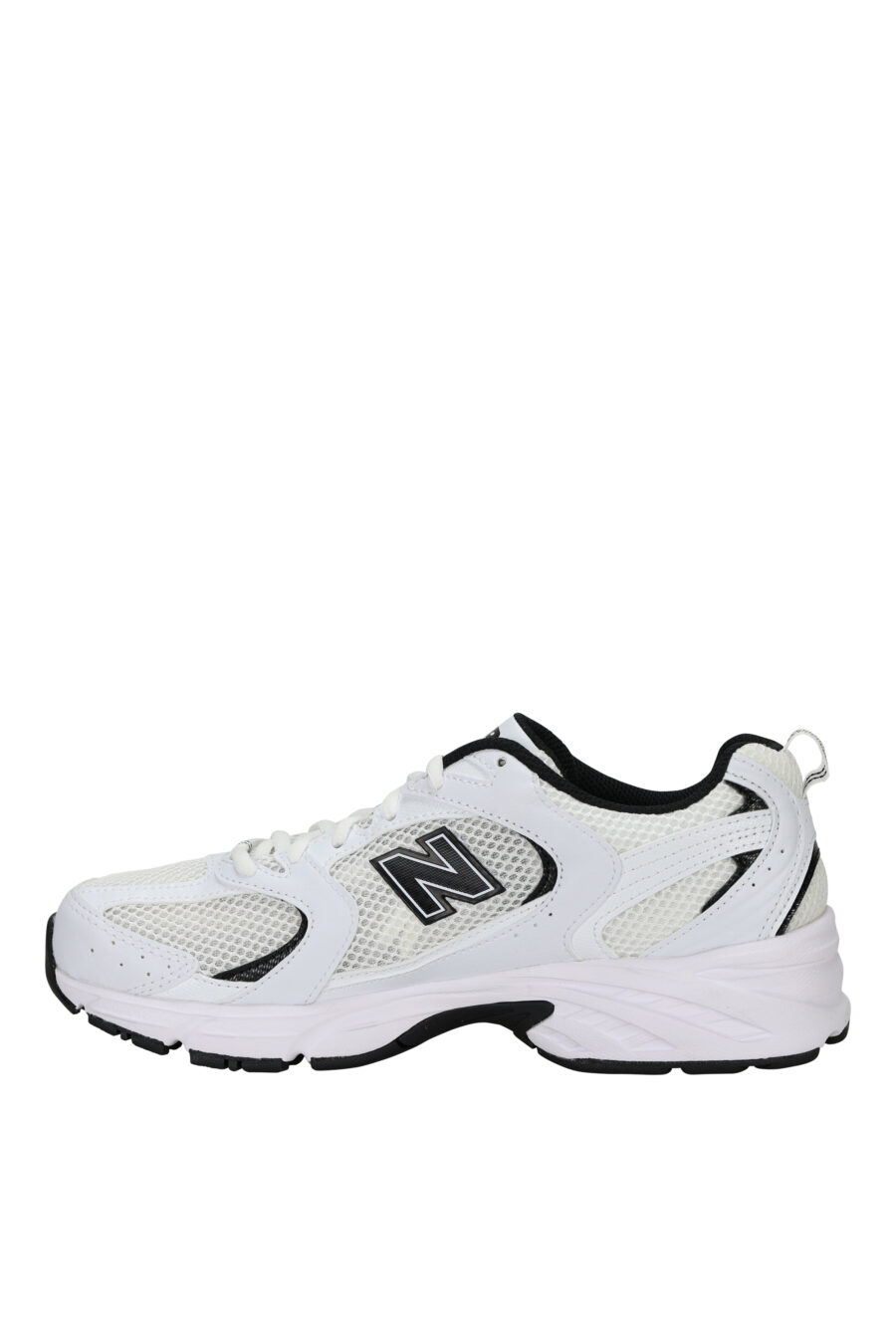 Zapatillas blancas con negro "530" con logo "N" negro - 196071167954 2