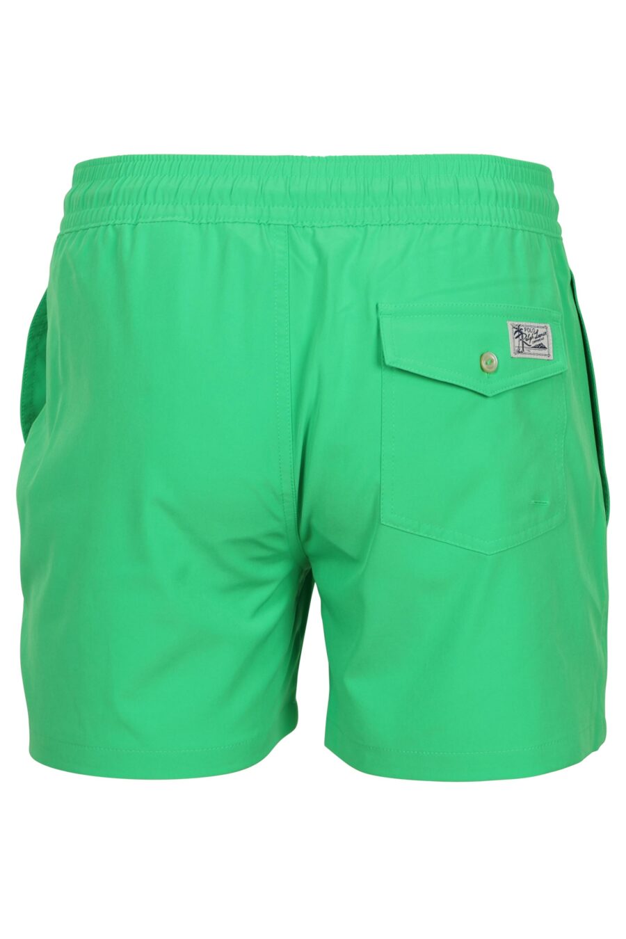 Pantalón corto verde con minilogo "polo" - 3616535968080 1