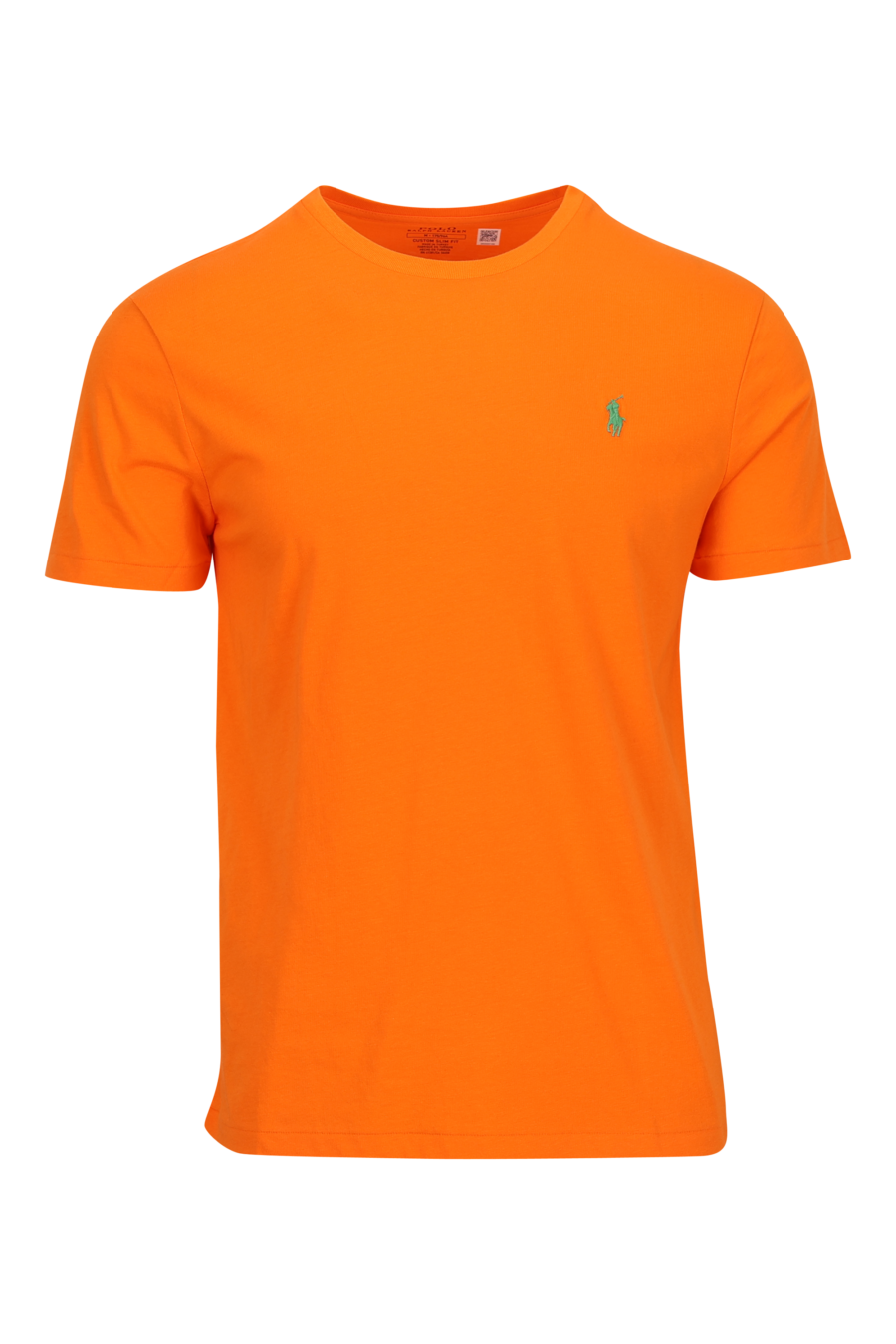 Camiseta naranja y verde con minilogo "polo" - 3616536280914