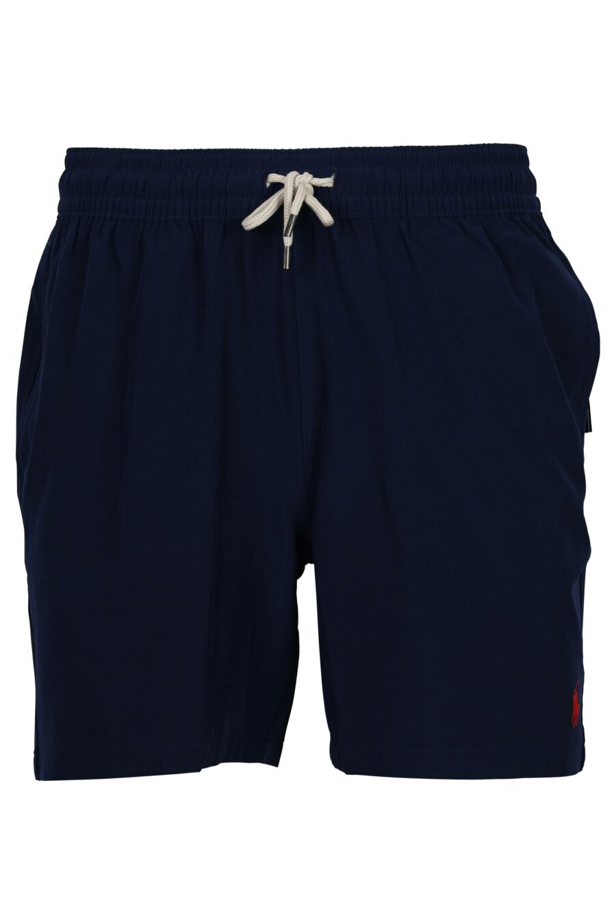 Dunkelblaue "Polo"-Shorts mit Minilogo - 3616851078616