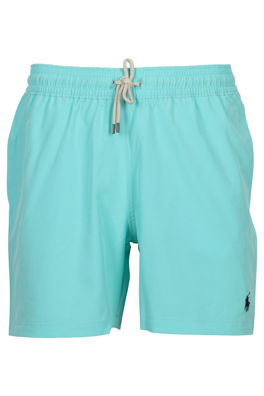 Trainingshose blau Shorts mit Mini-Logo "Polo" - 3616851078791