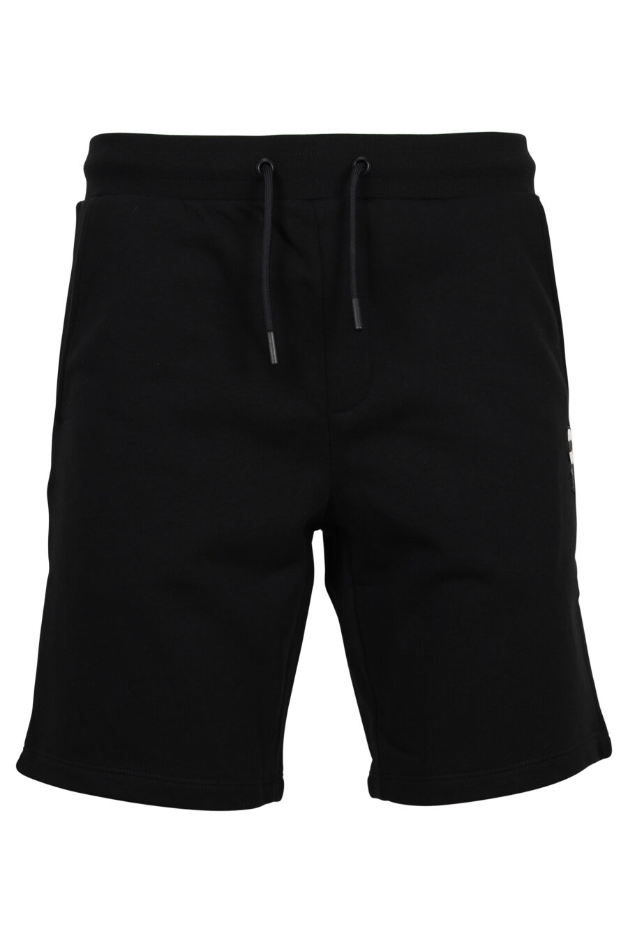 Pantalón de chándal corto negro con minilogo "ikonik" - 4062225691858