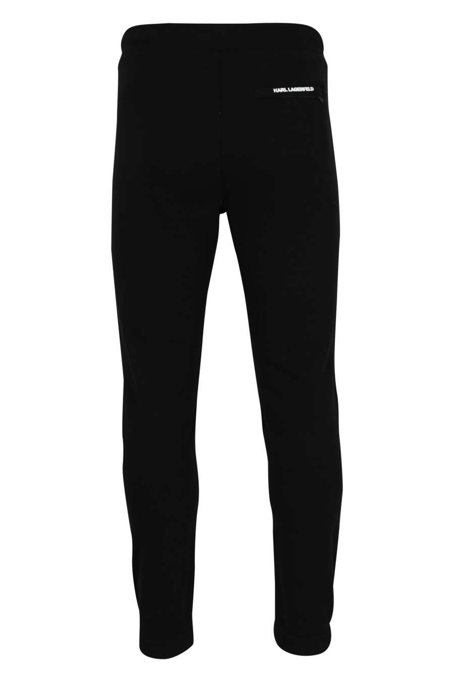 Pantalón de chándal negro con minilogo en goma - 4062226781398 1