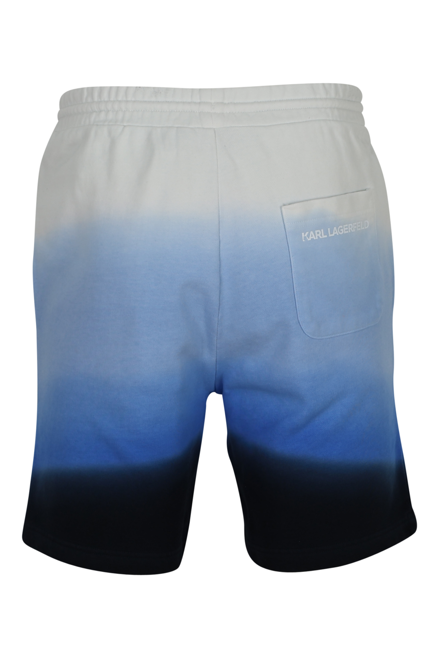 Pantalón de chándal corto en degradé azul - 4062226784405 1