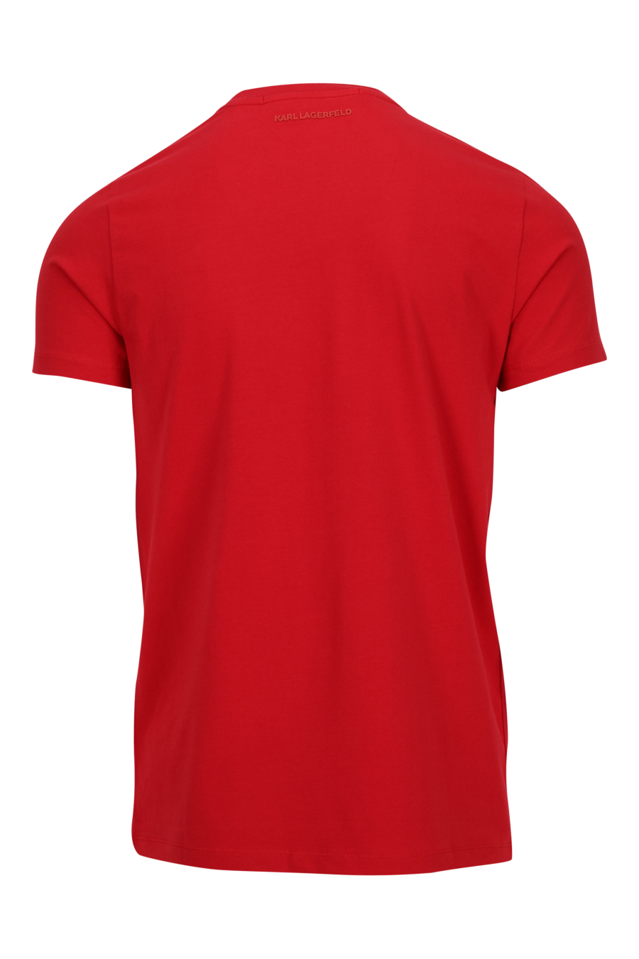 Camiseta roja con minilogo monocromático - 4062226789615 1