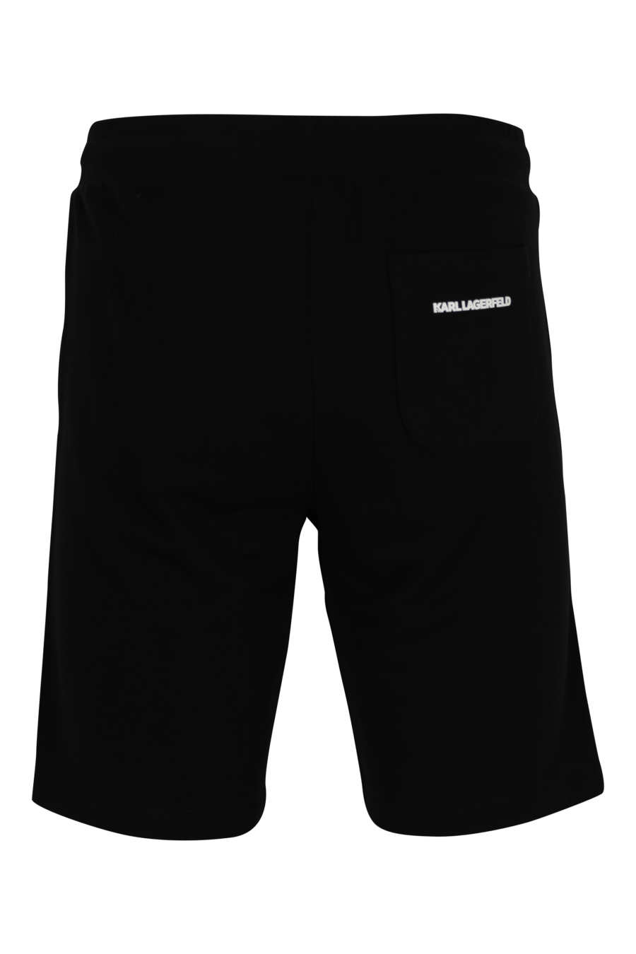 Pantalón de chándal negro midi con minilogo "karl" en goma - 4062226933087 2