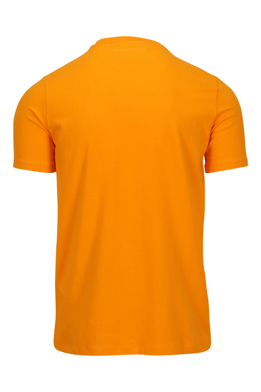 Camiseta naranja con minilogo "karl" en goma - 4062226954518 1