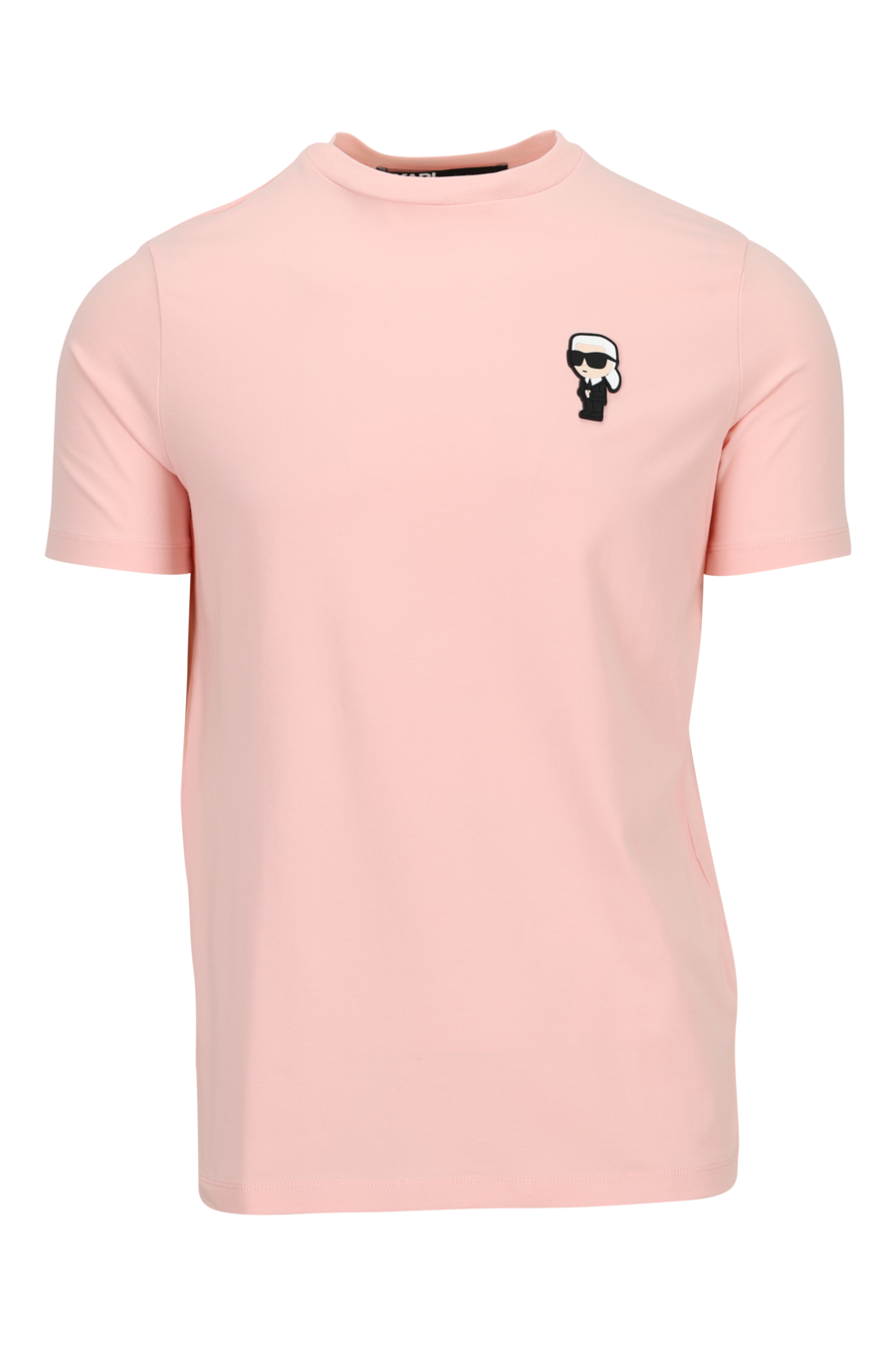 Camiseta rosa con minilogo "karl" en goma - 4062226954594