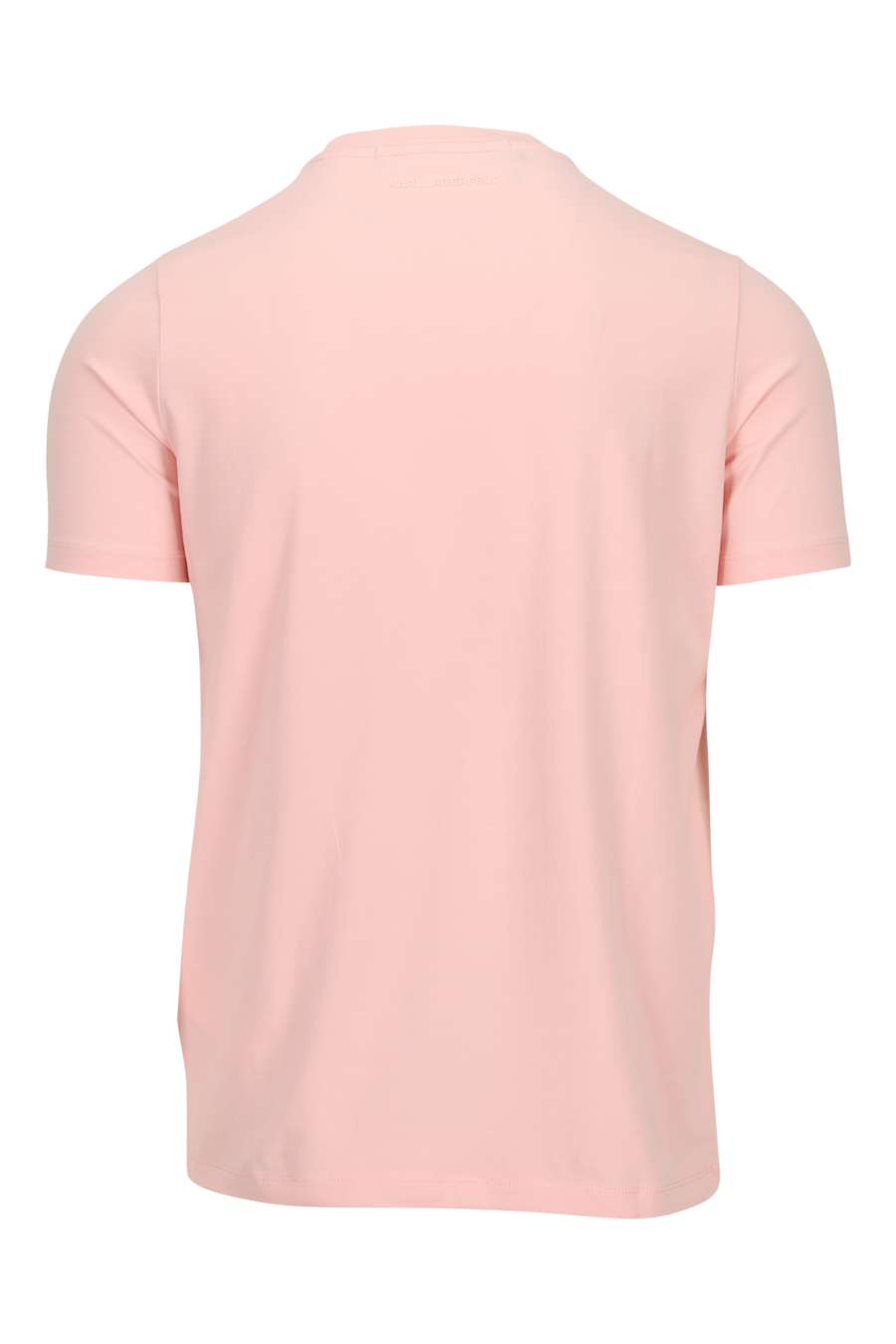 Camiseta rosa con minilogo "karl" en goma - 4062226954594 1