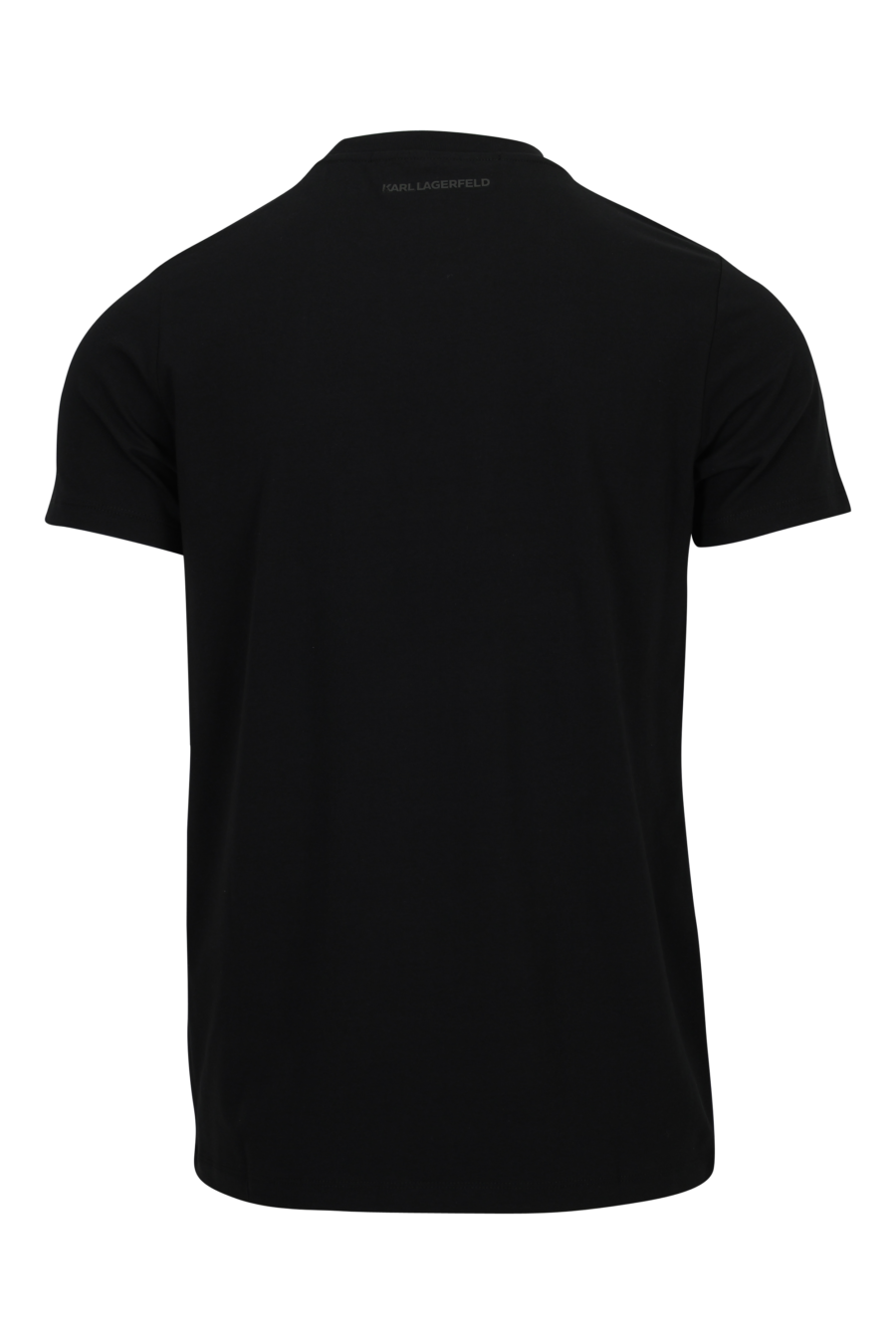 Camiseta negra con maxilogo en degradé - 4062226958028 1