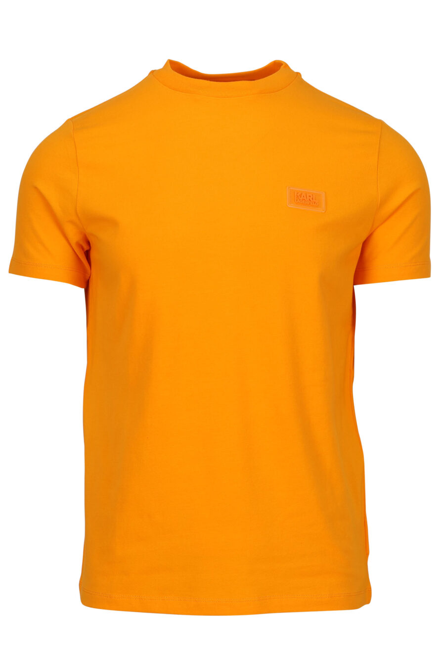 Camiseta naranja con minilogo placa - 4062226958912