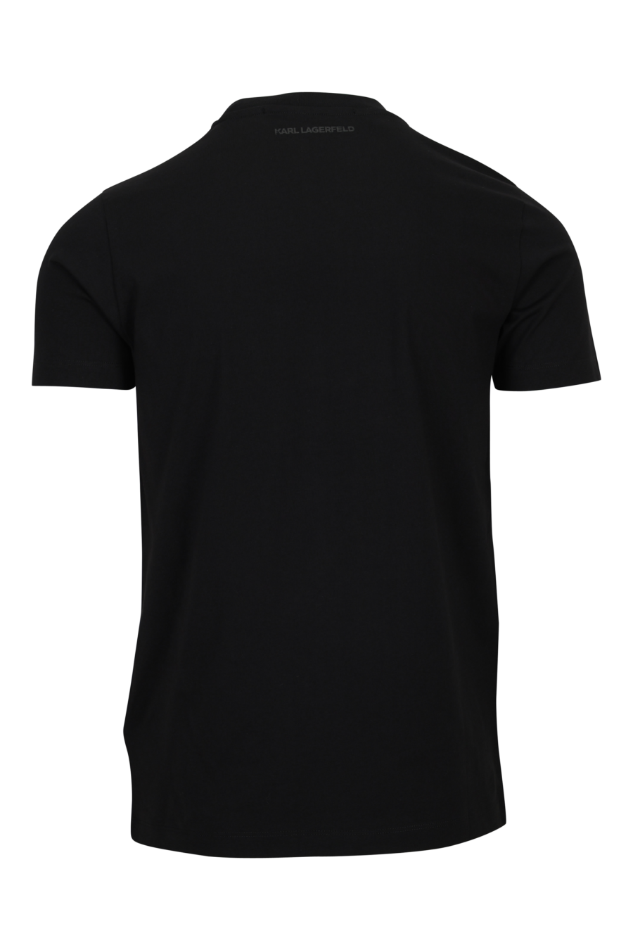 Camiseta negra con maxilogo azul centrado - 4062226962506 1