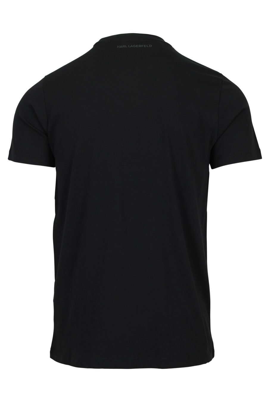 Camiseta negra con maxilogo "rue st guillaume" en relieve - 4062226963701 1