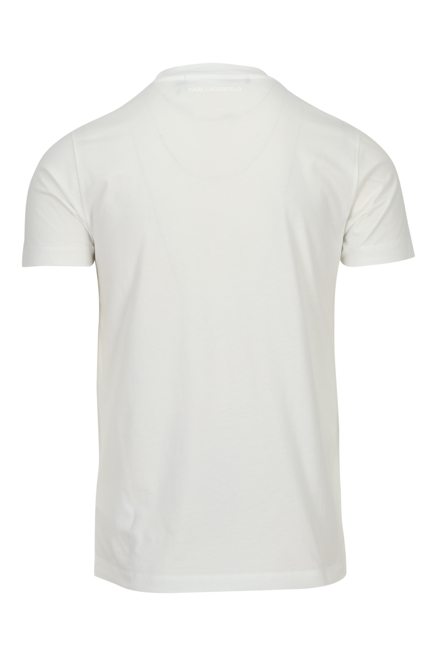 Camiseta blanca con maxilogo "karl" negro - 4062226967068 1