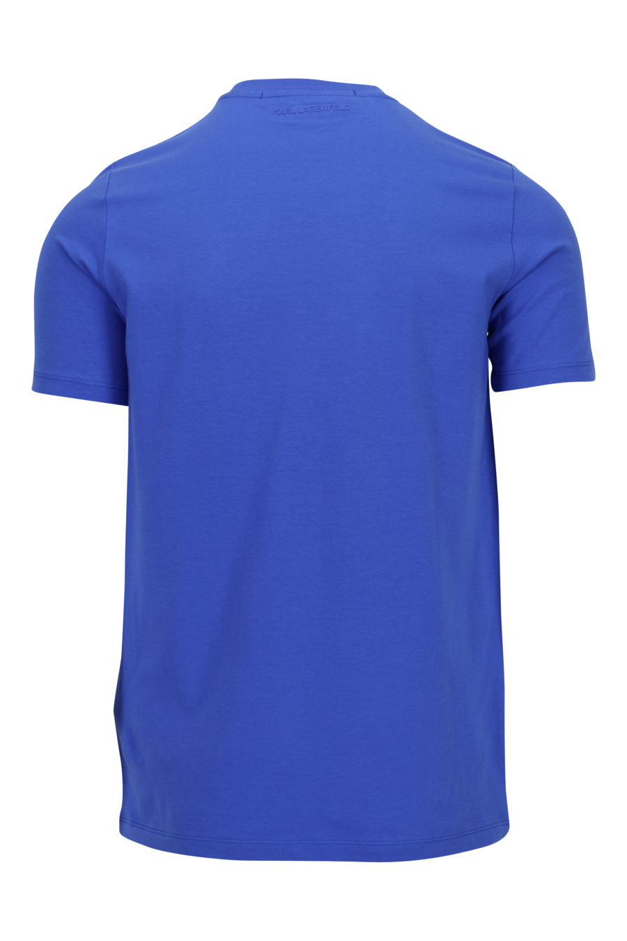 Camiseta azul eléctrico con minilogo "karl" en goma - 4062226972949 1