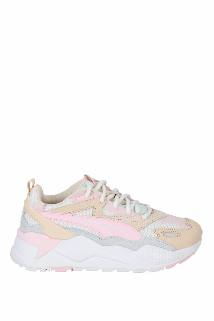 Zapatillas blancas con rosa "RS-X" con logo - 4099685804900