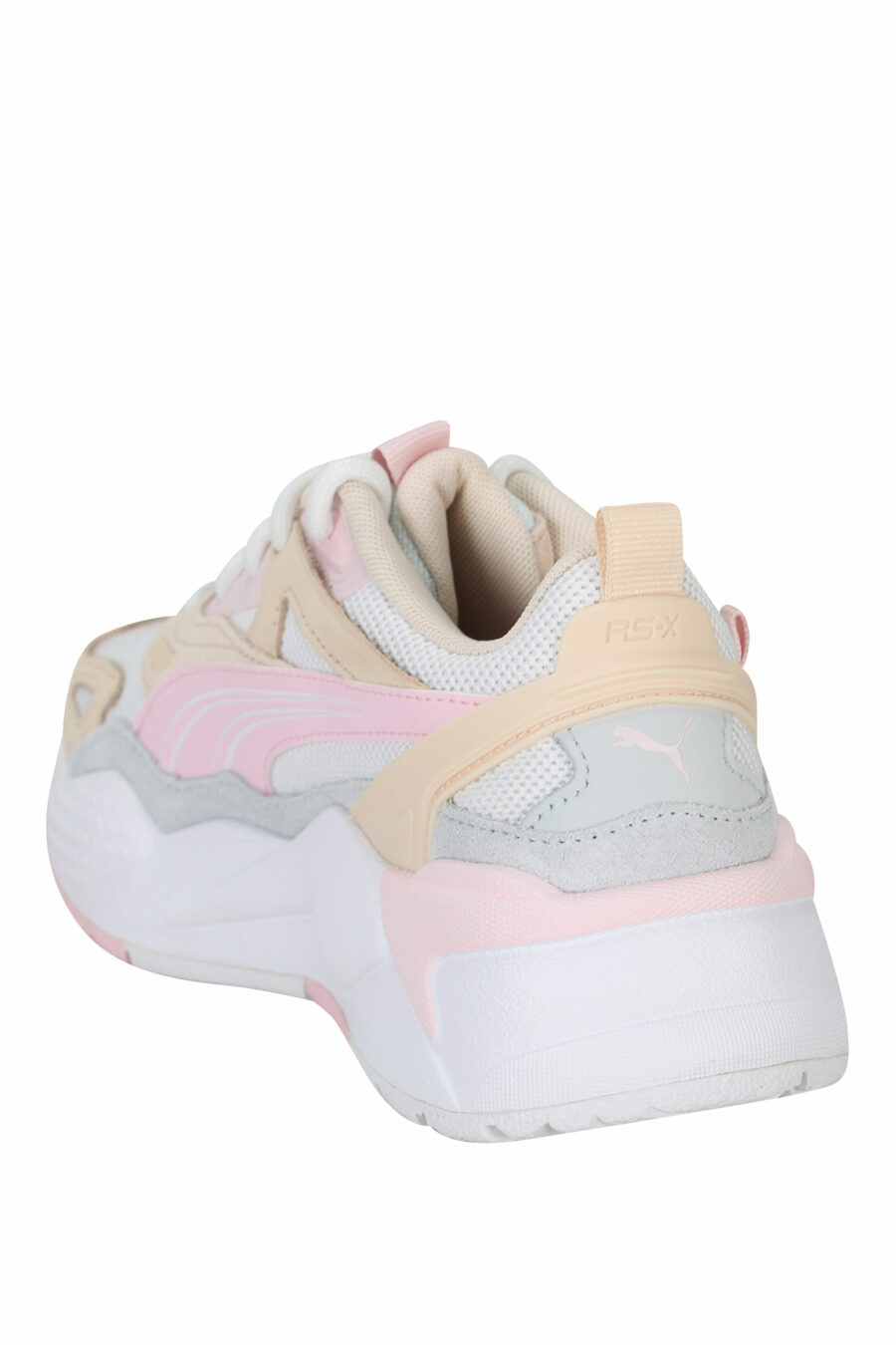 Zapatillas blancas con rosa "RS-X" con logo - 4099685804900 3