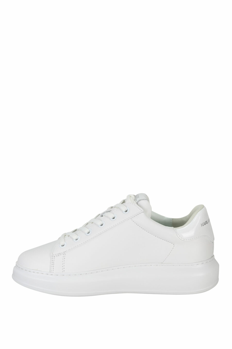 White leather trainers "kapri mens" with minilogo "karl" in rubber - 5059529362415 2