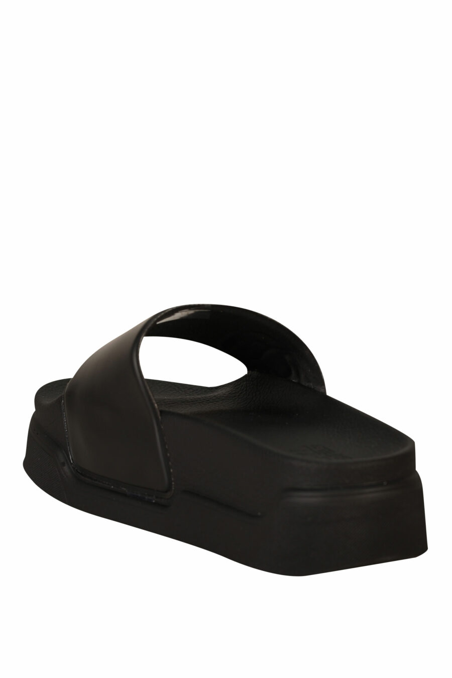 Sandales à plateforme noires avec logo "karl" - 5059529404771 3