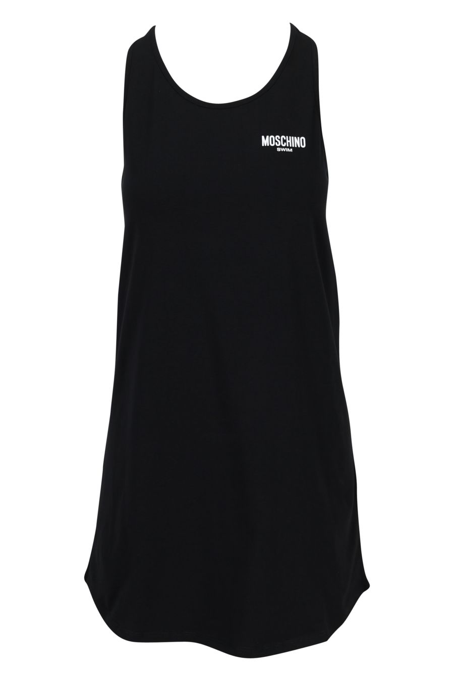 Vestido negro con minilogo blanco - 667113356037