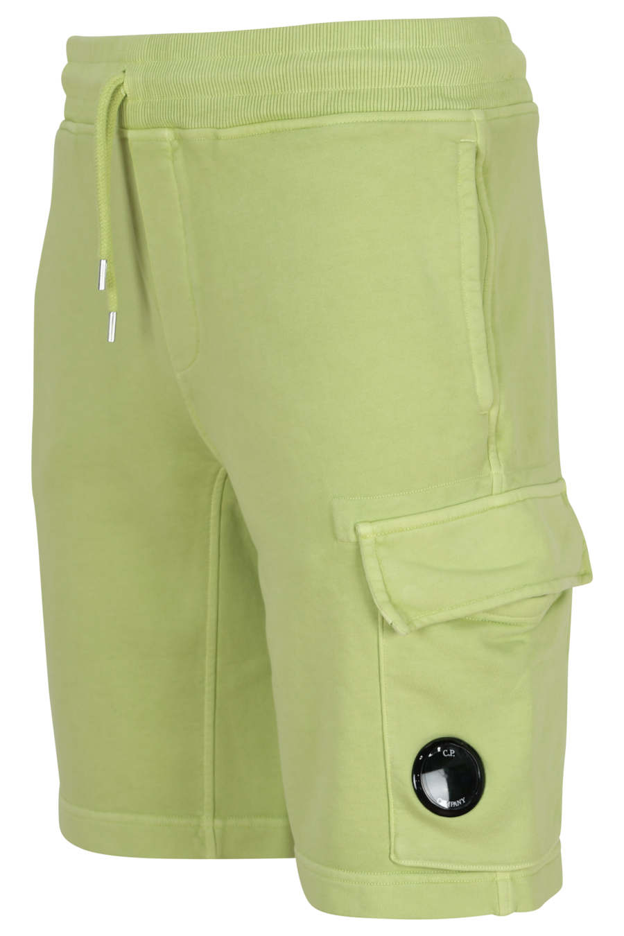 Pantalón de chándal midi verde claro estilo cargo con minilogo lente - 7620943731422 1