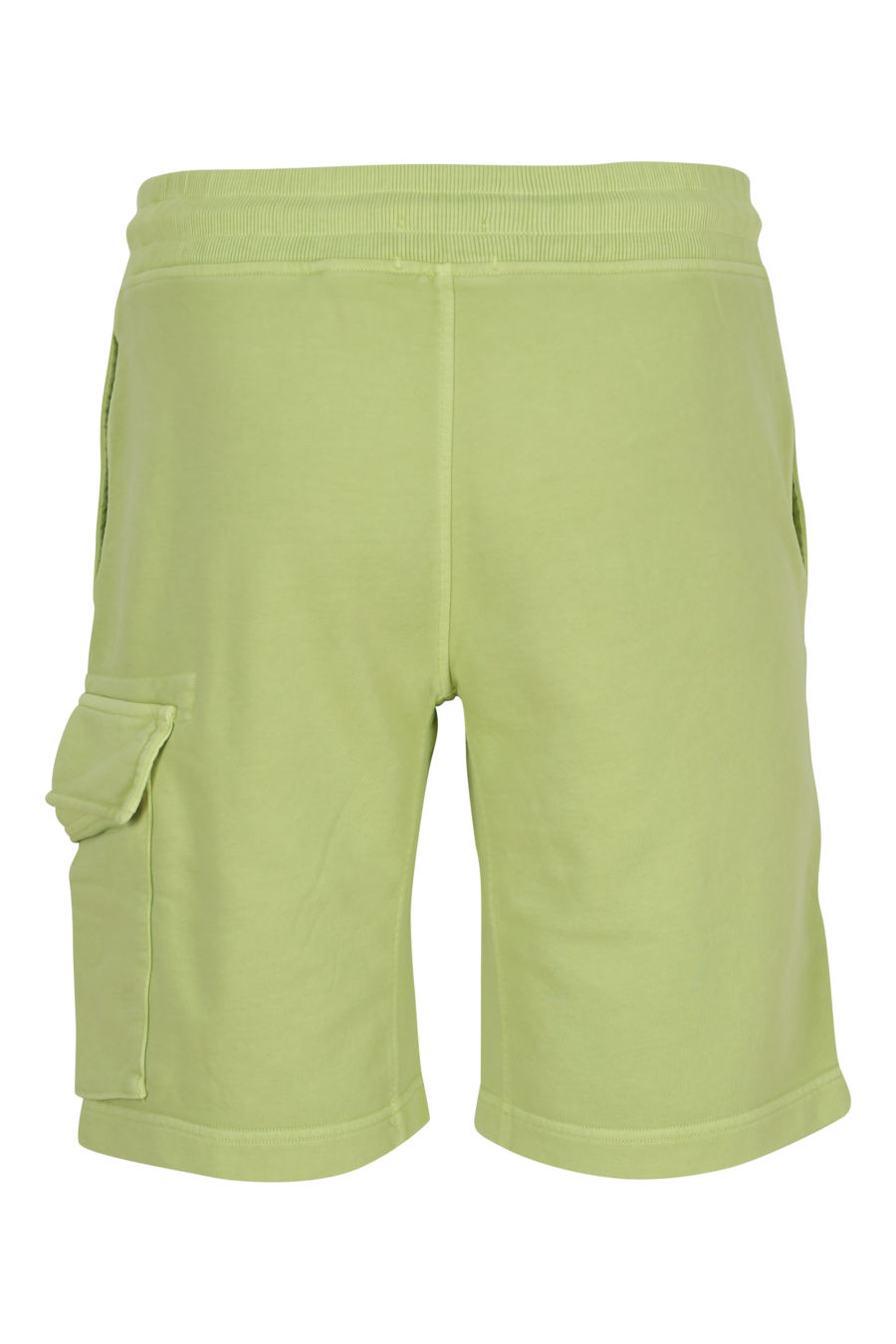 Pantalón de chándal midi verde claro estilo cargo con minilogo lente - 7620943731422 2