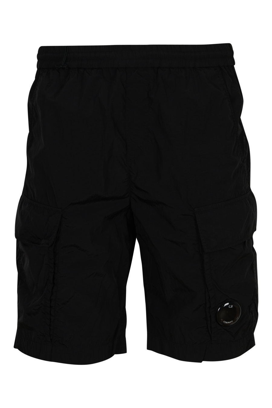 Pantalón corto negro con minilogo lente - 7620943785616