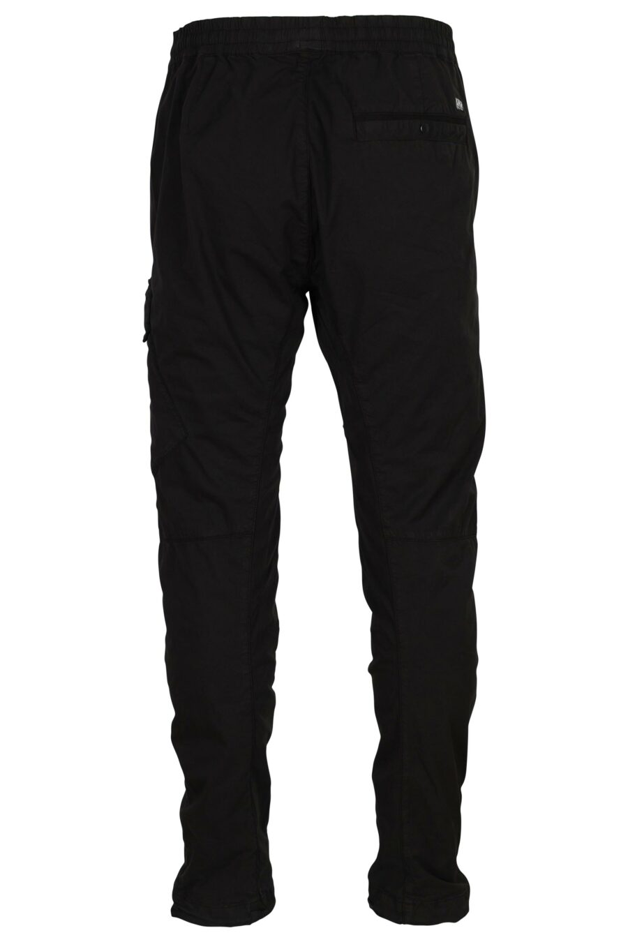 Pantalon cargo noir avec mini-logo en forme d'objectif - 7620943805123 2