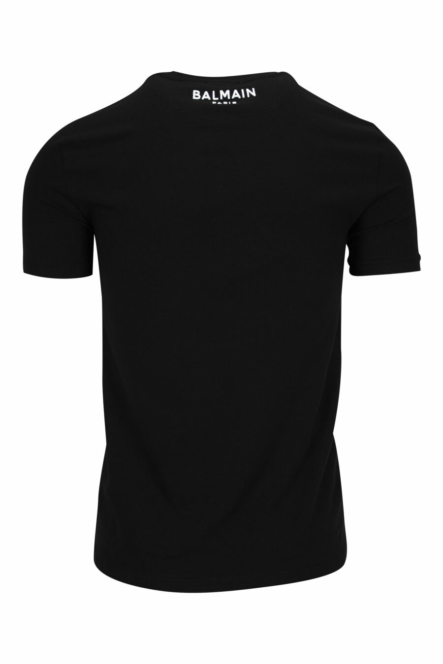 Schwarzes T-Shirt mit Mini-Logo am Kragen - 8032674524621 1