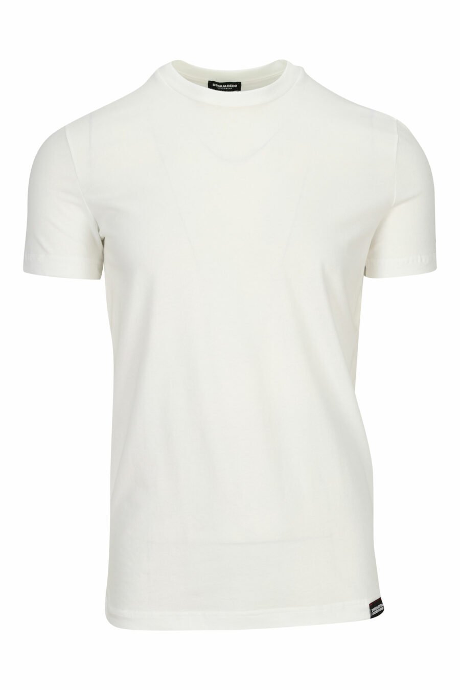 Camiseta blanca con minilogo "underwear" - 8032674811561