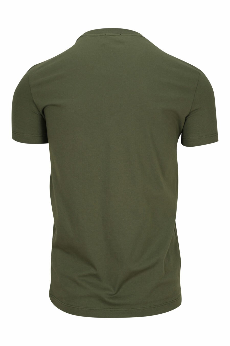 Camiseta verde militar con minilogo "underwear" blanco - 8032674811622 1