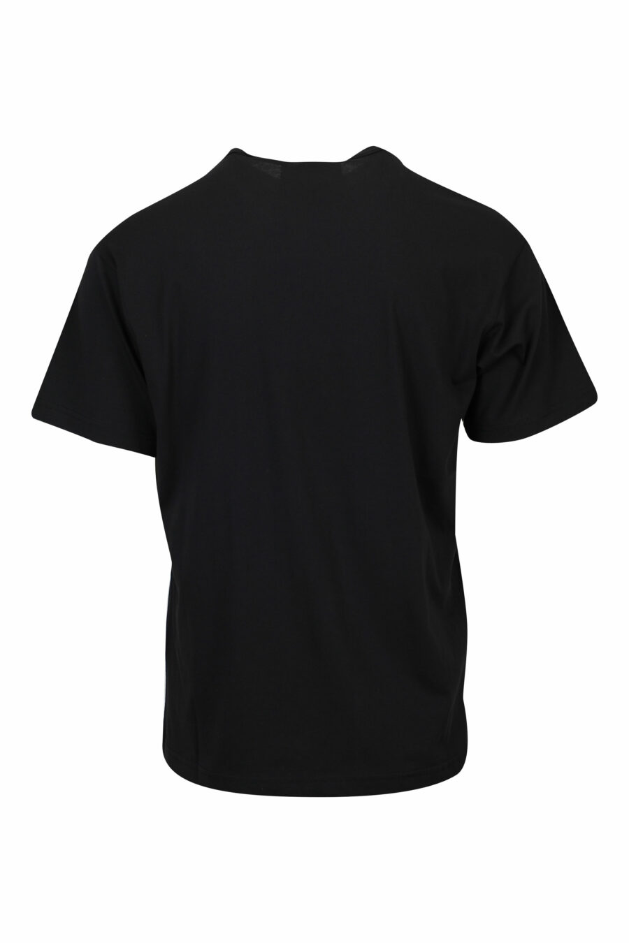 Camiseta negra con maxilogo azul claro - 8052019579925 1