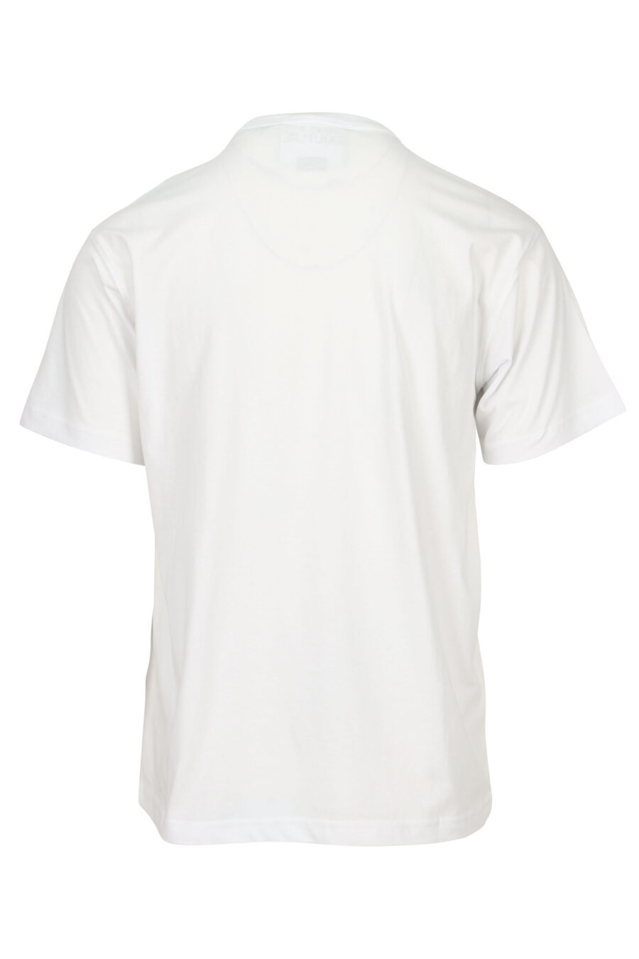 Camiseta blanca con maxilogo circular negro - 8052019580242 1