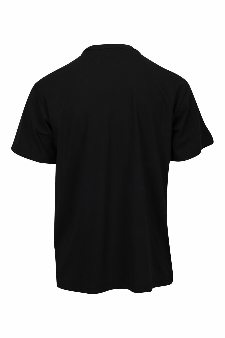 Camiseta negra con maxilogo circular blanco - 8052019580440 1