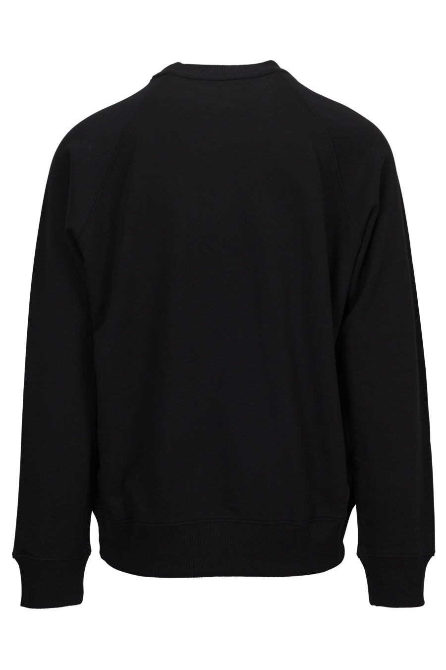 Black sweatshirt with white circular maxilogo - 8052019581089 1