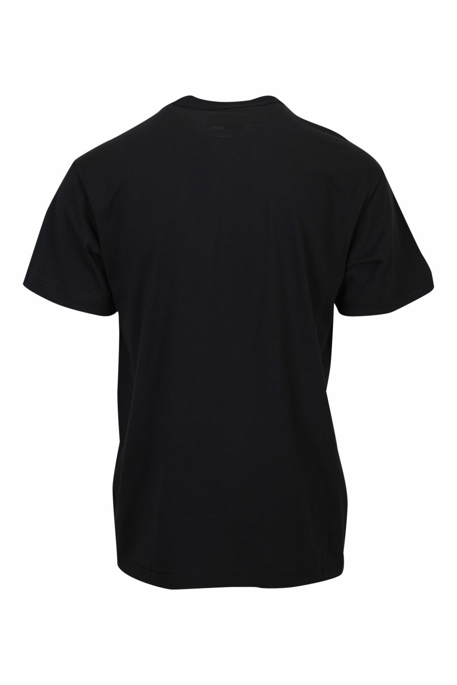 Camiseta negra con maxilogo barroco centrado - 8052019589863 1