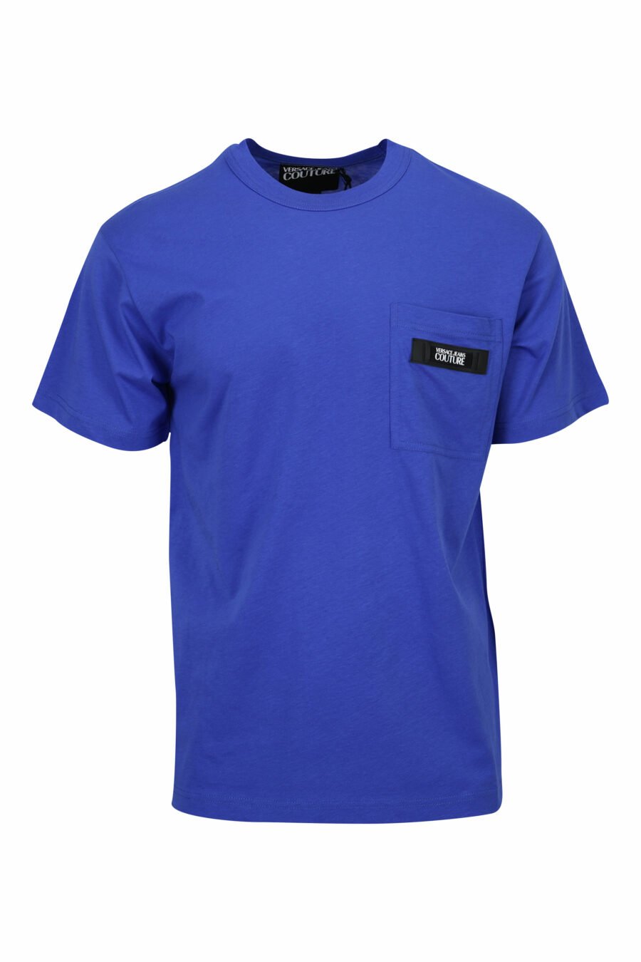 Camiseta azul klein con minilogo etiqueta - 8052019597318
