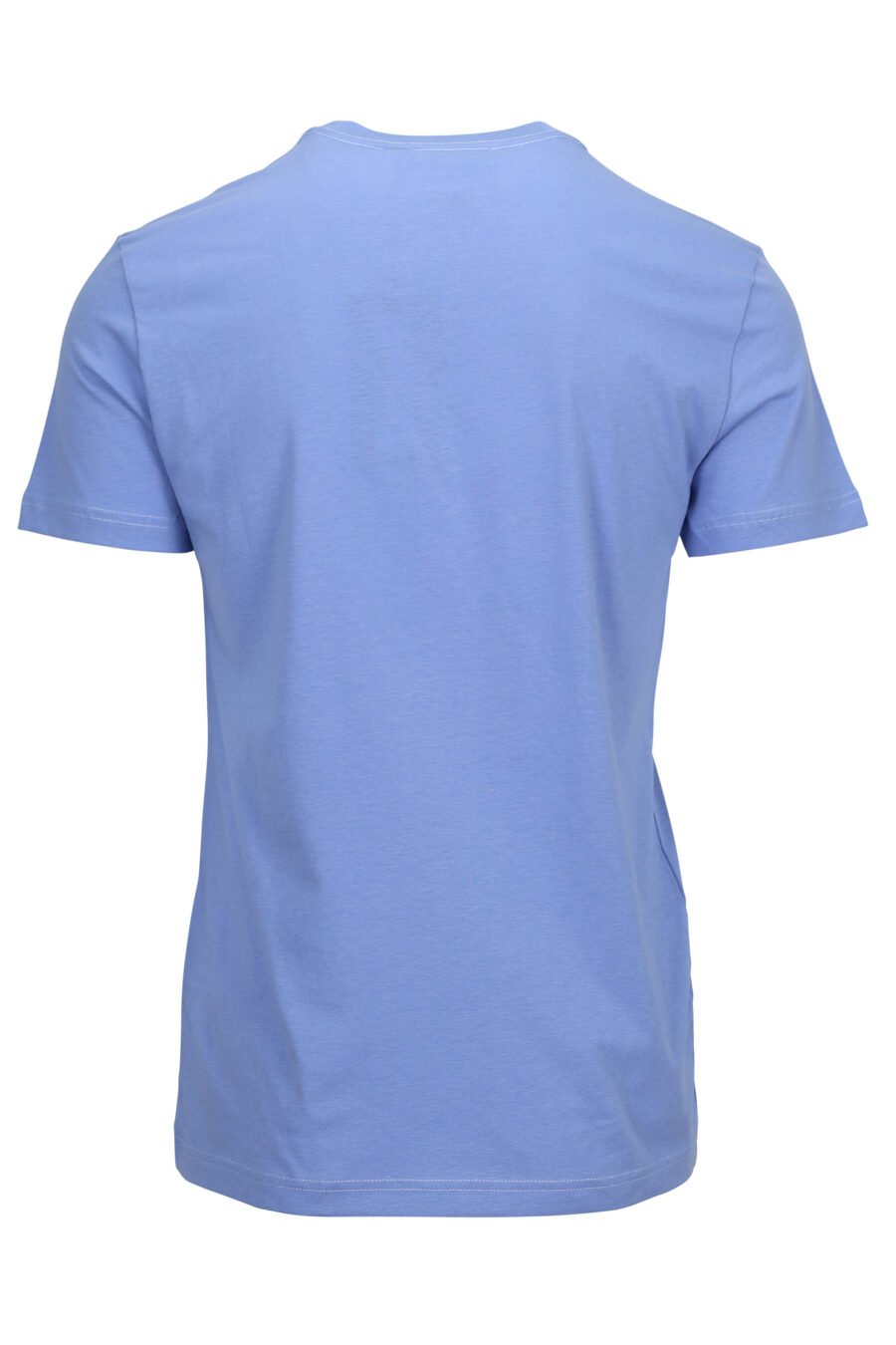 T-shirt azul clara com mini-logotipo circular brilhante - 8052019597455 1