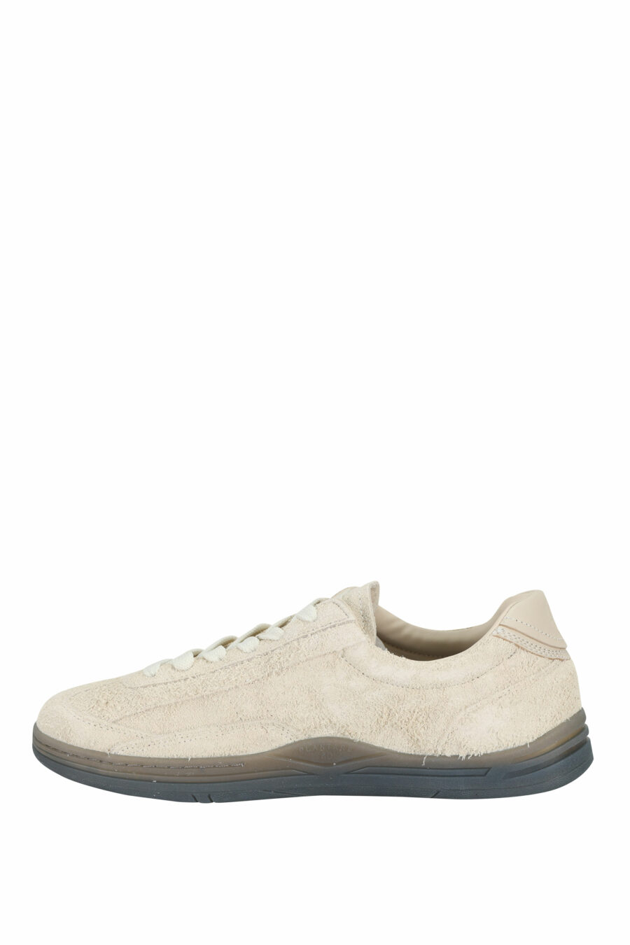 Beige trainers with minilogo and grey sole - 8052572915505 2