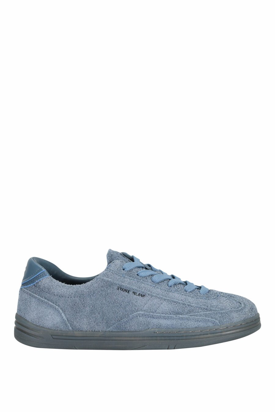Dark blue trainers with minilogo and grey sole - 8052572937866