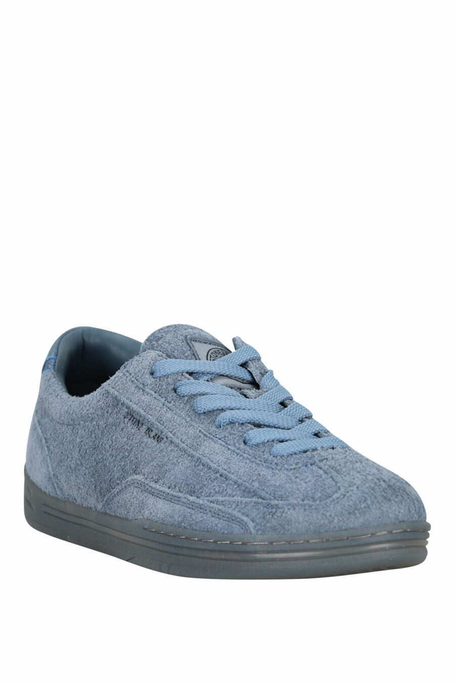 Dark blue trainers with minilogo and grey sole - 8052572937866 1