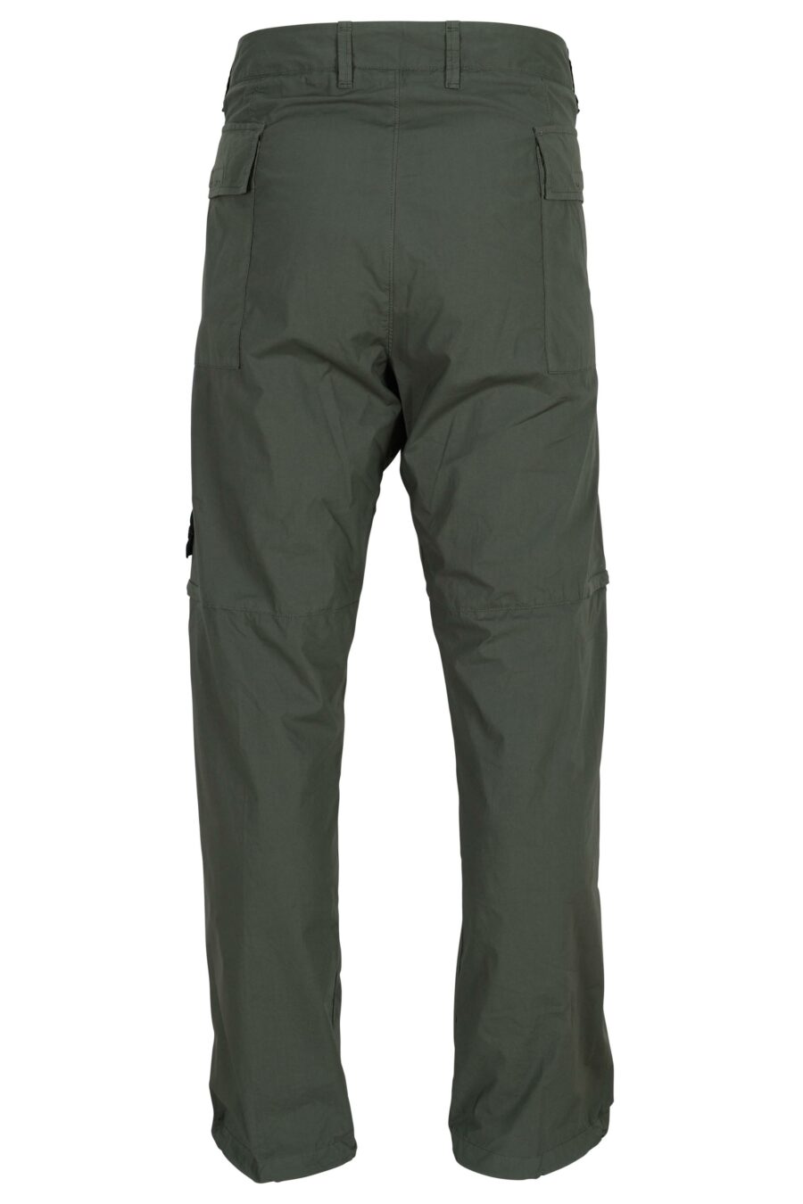 Pantalón verde militar "regular" con logo parche brújula - 8052572955013 1