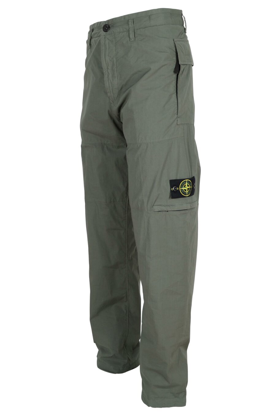 Pantalon "regular" vert militaire avec logo boussole - 8052572955013 2